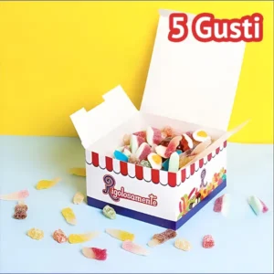Rigo Box 5 - Componi il Tuo Mix di Caramelle - Scegli 5 gusti - 500g